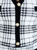 an/AOC-3452/セットアップ/ミニドレス/ツイード/フリル