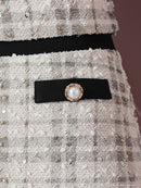 an/AOC-3452/セットアップ/ミニドレス/ツイード/フリル