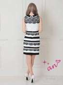 an|AOC-3453/ワンピース/ミニドレス/レース/襟付き