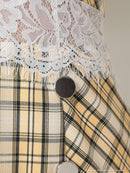 an/AOC-3454/ワンピース/チェック柄/プリーツスカート/キャバドレス/一条響さん着用/如月れい着用