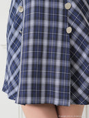 an/AOC-3454/ワンピース/チェック柄/プリーツスカート/キャバドレス/一条響さん着用/如月れい着用