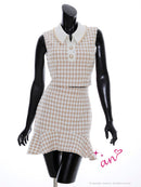 an/AOC-3457/セットアップ/ミニドレス/チェック柄