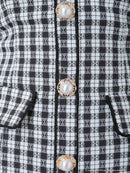 an/AOC-3476/ミニドレス/キャバドレス/ギンガムチェック/オフショルダー/ショルダーリボン/プリーツスカート/フレア