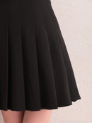 an/AOC-3480/ワンピース/袖あり/襟付き/キャバドレス/プリーツ/フロントジップ