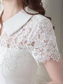 an/AOC-3480/ワンピース/袖あり/襟付き/キャバドレス/プリーツ/フロントジップ