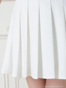 an/AOC-3480/ワンピース/袖あり/襟付き/キャバドレス/プリーツ/フロントジップ