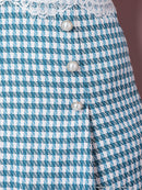 an/AOC-3486/ワンピース/千鳥格子柄/タイトワンピース/袖あり