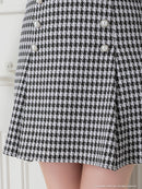 an/AOC-3486/ワンピース/千鳥格子柄/タイトワンピース/袖あり