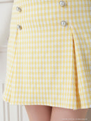 an/AOC-3486/ワンピース/千鳥格子柄/タイトワンピース/袖あり