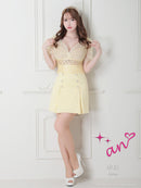 an/AOC-3486/ワンピース/千鳥格子柄/タイトワンピース/袖あり