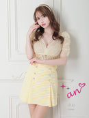 an/AOC-3486/ワンピース/千鳥格子柄/タイトワンピース/袖あり