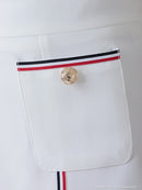 an/AOC-3497/ミニドレス/キャバドレス/セットアップ/フロントジップ/マリンカラー/トリコロール/スクエアネック/フレアスカート