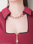 an/AOC-3501/ワンピース/襟付き/フロントジップ/タイトワンピ/キャバドレス/袖あり/半袖