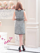 an/AOC-3515/ワンピース/タイトワンピース/ツイード/Aライン/私服ドレス