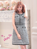 an/AOC-3515/ワンピース/タイトワンピース/ツイード/Aライン/私服ドレス