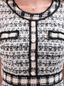 an/AOC-3515/ワンピース/タイトワンピース/ツイード/Aライン/私服ドレス