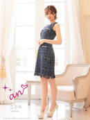 an/AOC-3515/ワンピース/タイトワンピース/ツイード/Aライン/私服ドレス
