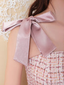 an/AOC-3518/ワンピース/ミニドレス/レース/タイトワンピース/チェック柄/ツイード