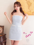 an/AOC-3529/ワンピース/ミニドレス/タイトワンピ/ツイード/キャバドレス/アンサンブル