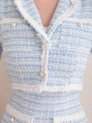 an/AOC-3529/ワンピース/ミニドレス/タイトワンピ/ツイード/キャバドレス/アンサンブル