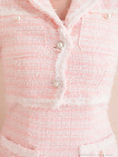 an/AOC-3529/ワンピース/ミニドレス/タイトワンピ/ツイード/キャバドレス/アンサンブル