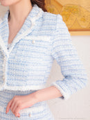 an/AOC-3529/ワンピース/ミニドレス/タイトワンピ/ツイード/キャバドレス/アンサンブル