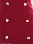 an/AOC-3571/ワンピース/長袖/シアー/キャバドレス/パールボタン/タイト/鈴音りん着用/天乃えま着用