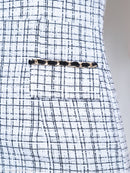 an/AOC-3575/ワンピース/ミニドレス/タイトワンピ/ツイード/キャバドレス/フロントジップ