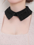 an/AOC-3576/ワンピース/ミニドレス/キャバドレス/ツイード/襟付き/パフスリーブ