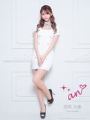 an/AOC-3576/ワンピース/ミニドレス/キャバドレス/ツイード/襟付き/パフスリーブ