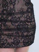 an/AOC-3578/ワンピース/襟付き/キャバドレス/ワンカラー/総レース/桜咲乃愛さん着用