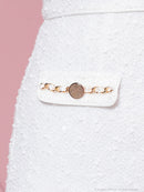 an/AOC-3584/ワンピース/タイトワンピース/ツイード/リボン/スーパーストレッチ/一条響さん着用