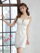 an/AOC-3585/ワンピース/スーパーストレッチ/ツイード/キャバドレス/一条響さん着用/桜咲乃愛さん着用