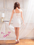 an/AOC-3585/ワンピース/スーパーストレッチ/ツイード/キャバドレス/一条響さん着用/桜咲乃愛さん着用