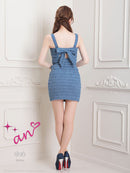 an/AOC-3585/ワンピース/スーパーストレッチ/ツイード/キャバドレス/一条響さん着用/桜咲乃愛さん着用