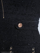 an/AOC-3585/ワンピース/スーパーストレッチ/ツイード/キャバドレス/一条響さん着用/桜咲乃愛さん着用