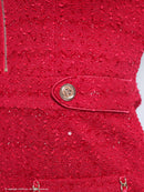 an/AOC-3585/ワンピース/スーパーストレッチ/ツイード/キャバドレス/一条響さん着用/桜咲乃愛さん着用