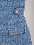 an/AOC-3585/ワンピース/スーパーストレッチ/ツイード/キャバドレス/一条響さん着用/桜咲乃愛さん着用