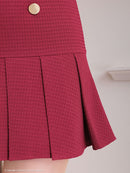 an/AOC-3587/セットアップ/プリーツスカート/キャバドレス/一条響さん着用