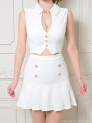 an/AOC-3587/セットアップ/プリーツスカート/キャバドレス/一条響さん着用