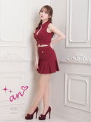 an/AOC-3587/セットアップ/プリーツスカート/キャバドレス/一条響さん着用