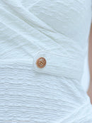 an/AOC-3618/ミニドレス/キャバドレス/ワンカラー/襟付き/チェーン/ ツイード/タイト/黒/青/白