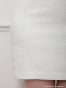 an/AOC-3639/ワンピース/キャバドレス/ミニドレス/ワンカラー/ショルダーリボン/フロントジップ/ショルダーチェーン/オフショルダー/ミント/XS/小さいサイズあり