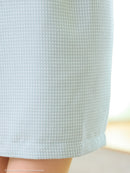 an/AOC-3639/ワンピース/キャバドレス/ミニドレス/ワンカラー/ショルダーリボン/フロントジップ/ショルダーチェーン/オフショルダー/ミント/XS/小さいサイズあり