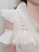 an/AOC-3639/ワンピース/キャバドレス/ミニドレス/ワンカラー/ショルダーリボン/フロントジップ/ショルダーチェーン/オフショルダー/ミント/XS/小さいサイズあり