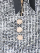 an/AOC-3648/セットアップ/キャバドレス/ミニドレス/タイトミニ/タイトスカート/フロントジップ/れみ着用