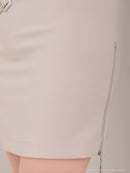 an/AOC-3686/ワンピース/キャバドレス/ミニドレス/カットアウト/ノースリーブ/タイト/ベルトデザイン/一条響さん着用