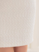 an/AOC-3738/ミニドレス/キャバドレス/バイカラー/パールボタン/袖あり/半袖