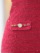 an/AOC-3742/ミニドレス/キャバドレス/ワンピース/リボン/ストレッチ/フロントジップ/タイト