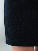 an/AOC-3744/ミニドレス/キャバドレス/ショルダーリボン/チェーン/フロントジップ/デザインポケット